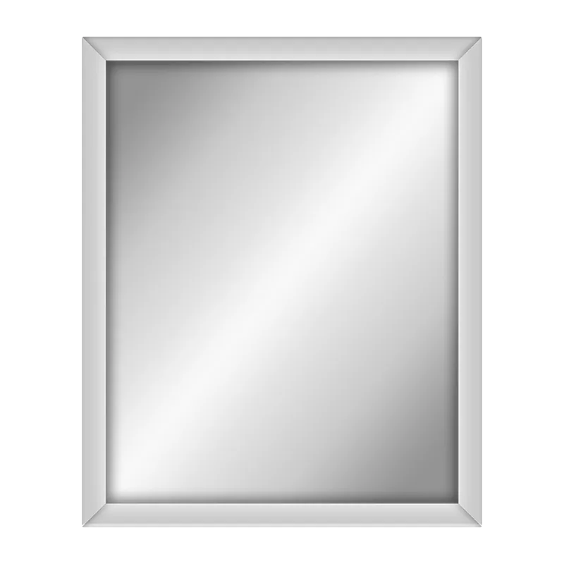 +WALL MIRROR SIMEX 40X50CM 2515 WHITE